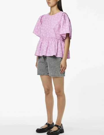 Bluza Pieces, roz Roz
