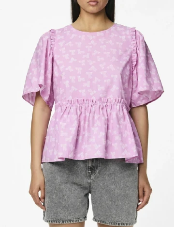 Bluza Pieces, roz Roz