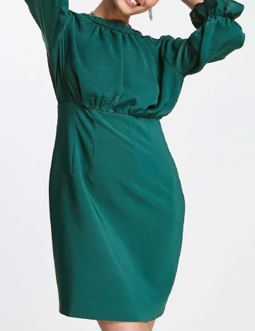 Rochie scurta ASOS, verde