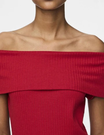 Rochie lunga Pieces, rosu Rosu