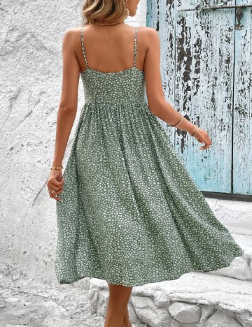 Rochie medie SHEIN, verde