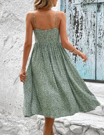 Rochie medie SHEIN, verde