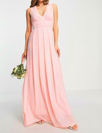 
						Rochie lunga TFNC London, roz