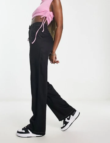 Pantaloni Heartbreak, negru Negru