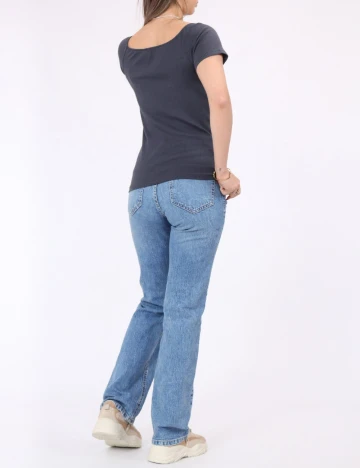 Tricou Pieces, gri