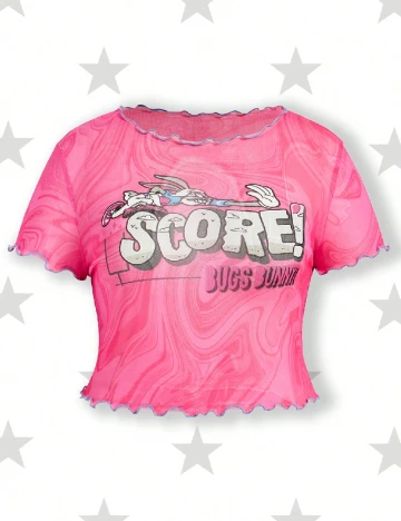 Tricou SHEIN CURVE, roz pudra