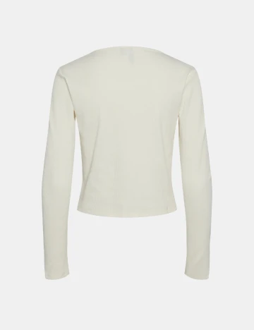 Bluza Pieces, crem Crem