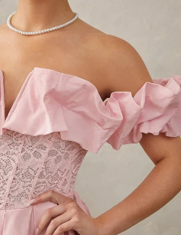 Rochie scurta SHEIN, roz