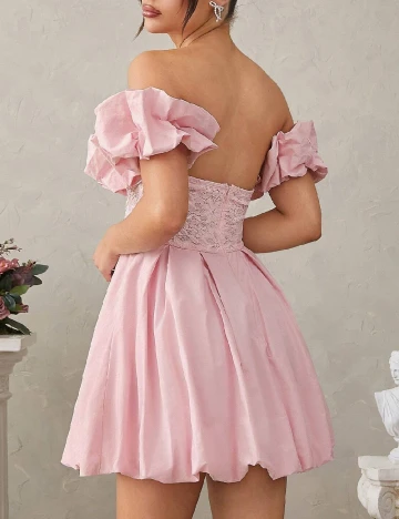 Rochie scurta SHEIN, roz