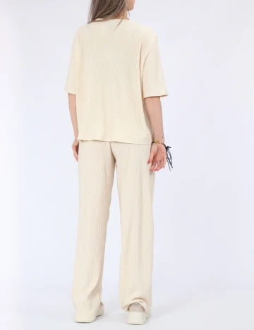 Bluza Pieces, crem Crem