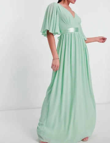 Rochie lunga TFNC London, turcoaz