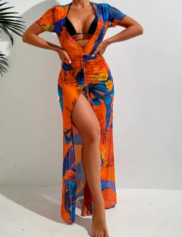 Rochie de plaja SHEIN, mix culori