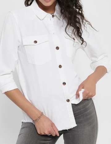 Camasa Jacqueline de Yong, alb, 42 Alb