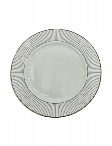 Farfurie Amely Jones, ecru Alb