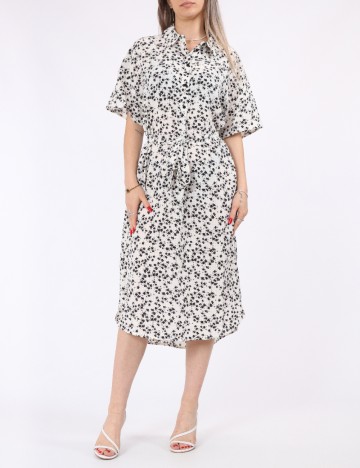 Rochie medie Vero Moda, alb