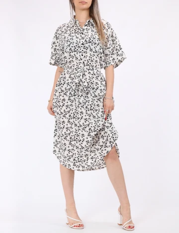 Rochie medie Vero Moda, alb
