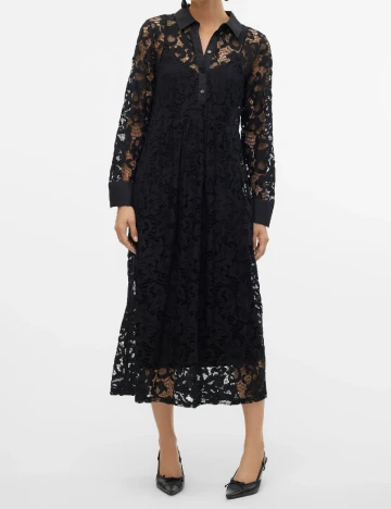 Rochie lunga Vero Moda, negru
