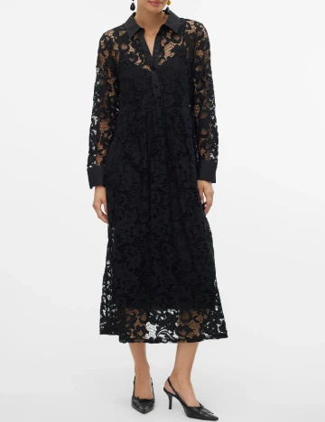 Rochie lunga Vero Moda, negru
