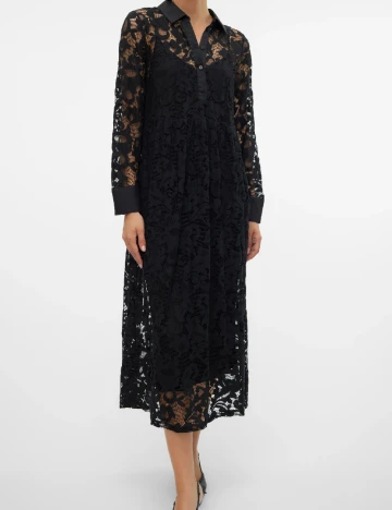 Rochie lunga Vero Moda, negru