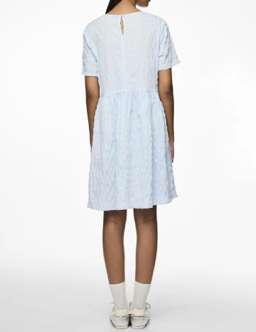 Rochie scurta Pieces, albastru Albastru