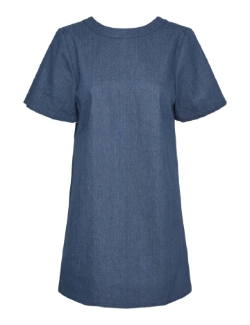 Rochie scurta Pieces, albastru