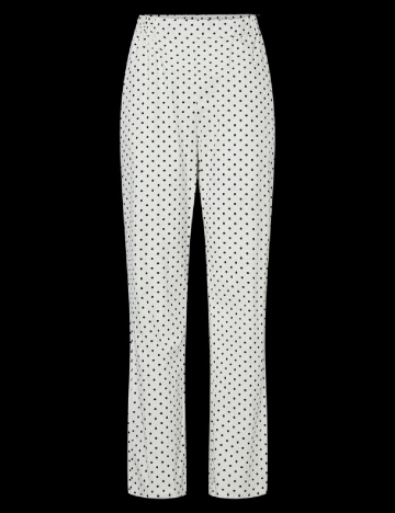 Pantaloni Pieces, alb