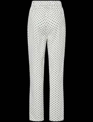 Pantaloni Pieces, alb