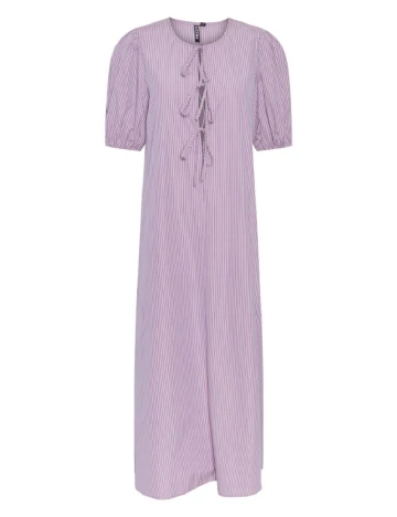 Rochie lunga Pieces, roz/albastru Roz