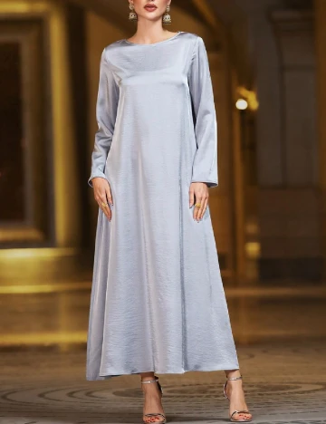 Rochie lunga SHEIN, gri