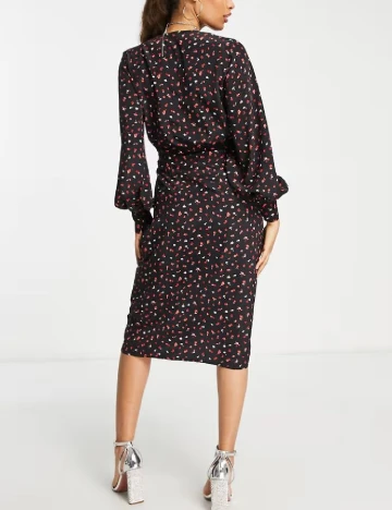 Rochie medie Glamorous, negru