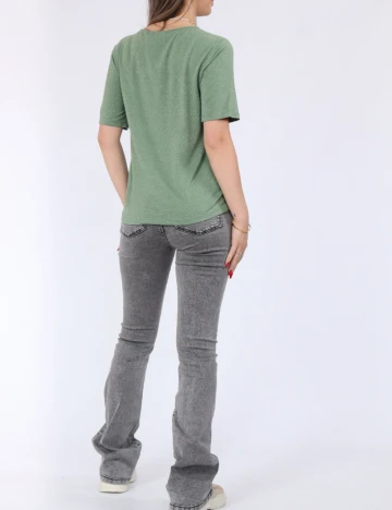 Tricou Pieces, verde Verde