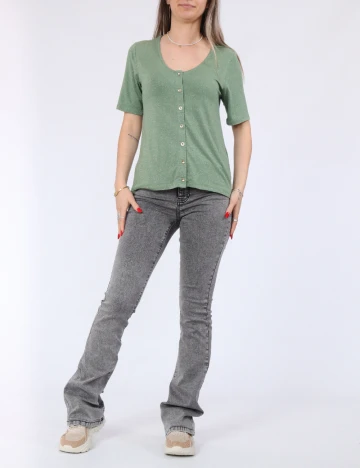 Tricou Pieces, verde Verde
