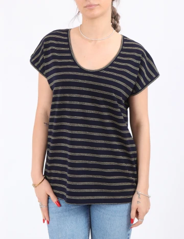 Bluza Pieces, bleumarin Albastru