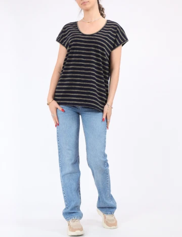 Bluza Pieces, bleumarin Albastru