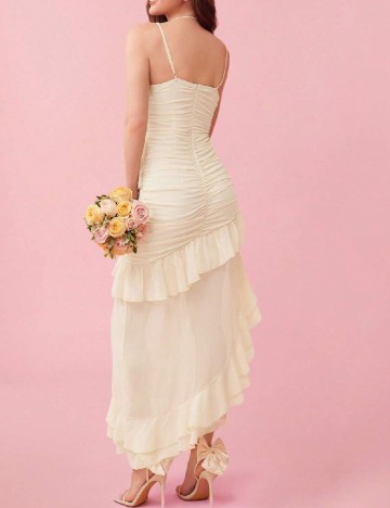 Rochie lunga SHEIN, galben deschis