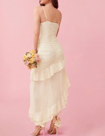Rochie lunga SHEIN, galben deschis