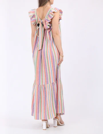 Rochie scurta Pieces, mix culori
