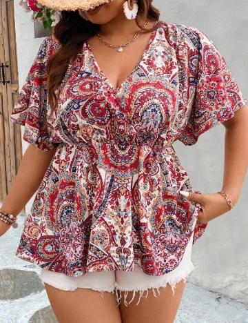 Bluza SHEIN CURVE, mix culori