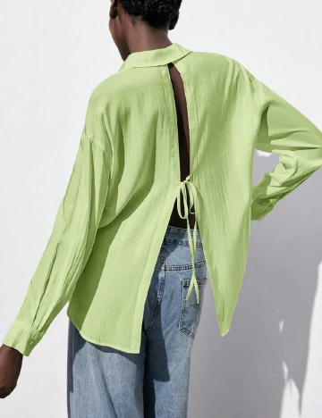 Camasa SHEIN, verde