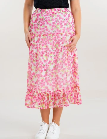 Fusta Vero Moda, roz Roz