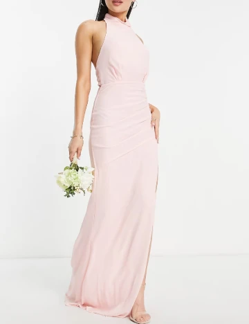 Rochie lunga TFNC London, roz