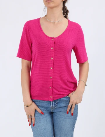 Tricou Pieces, roz