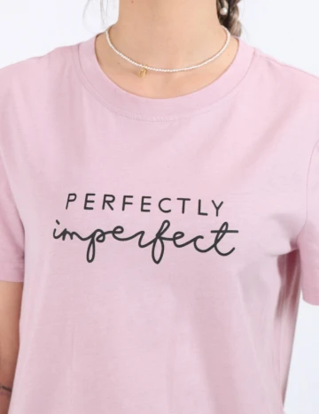 Tricou Pieces, roz