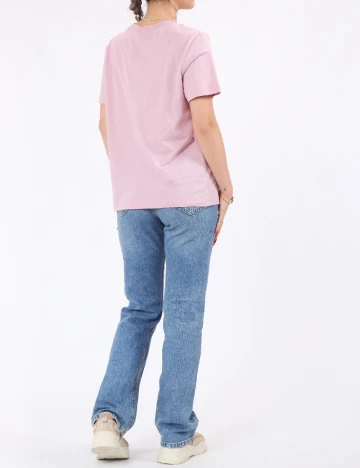 Tricou Pieces, roz