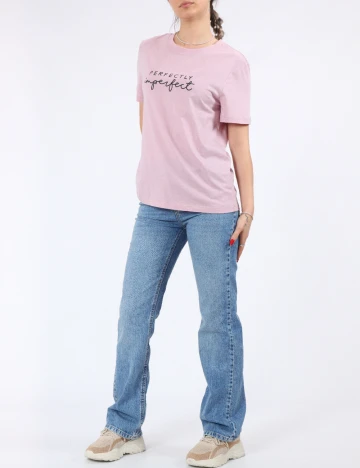 Tricou Pieces, roz