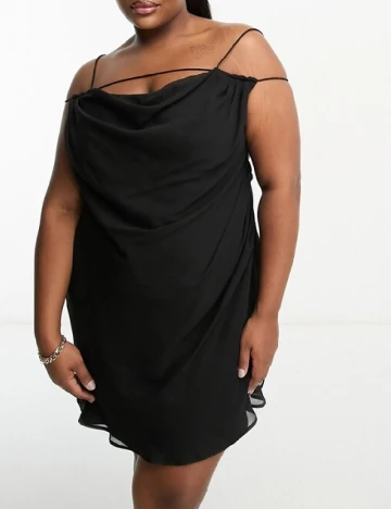 Rochie scurta ASOS Curve, negru Negru