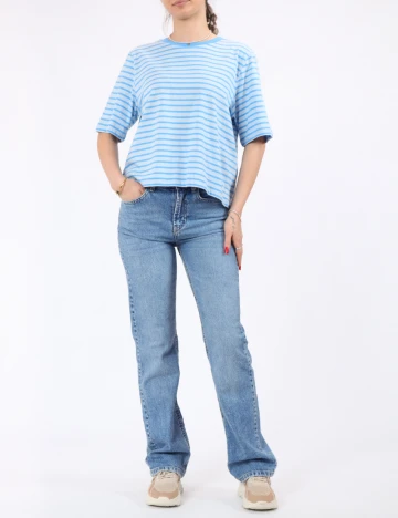 Tricou Pieces, albastru