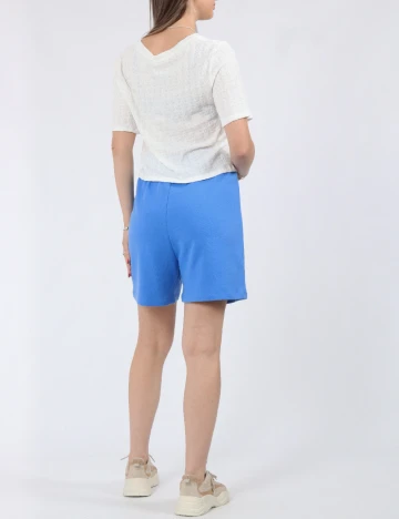 Tricou Pieces, alb