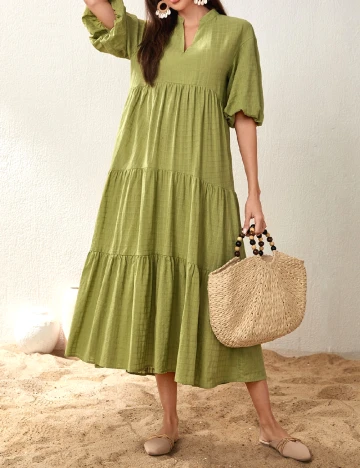 Rochie medie SHEIN, verde
