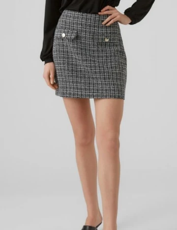 Fusta Vero Moda, negru Negru